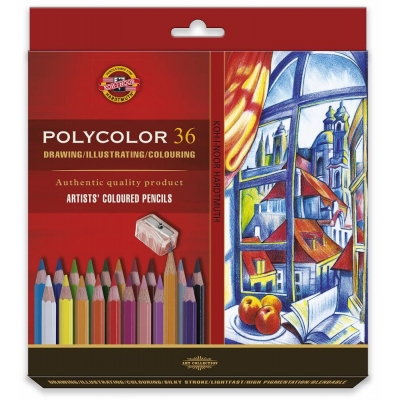 Kredki Polycolor 36 kolorów Koh-i-noor