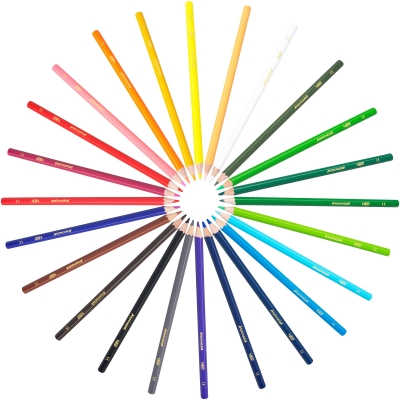 Kredki ołówkowe Bic 24 kolor aquacouleur