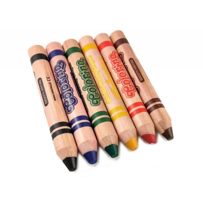Kredki ołówkowe Colorino Jumbo natura 6 kolorów