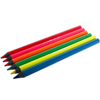 Kredki ołówkowe Colorino jumbo neonowe 6 kolorów