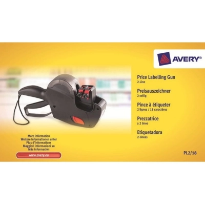 Metkownica Avery dwurzędowa 18 znaków PL2/18