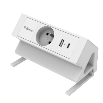 Moduł zasilający Power Desk Fellowes Typ E biały