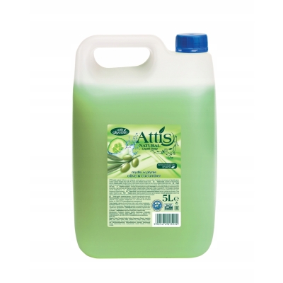 Mydło W Płynie 5L Attis Oliwka Ogórek