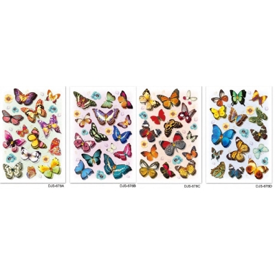 Naklejki 3D Decoupage 12x19cm Motyle