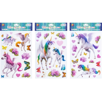 Naklejki witrazowe z folii elektrostatycznej 20x30cm