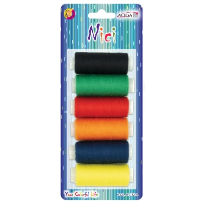 Nici do szycia182 metry mix 6 kolor