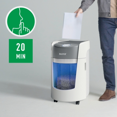 Niszczarka Leitz IQ optimal small office 350 P5 8 kartek 22L