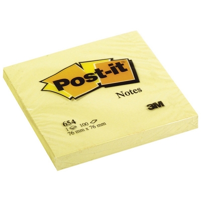 Notes samoprzylepny 76x76 post it żółty Post-it