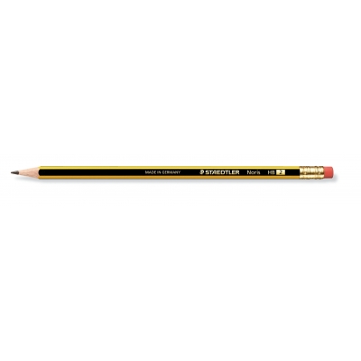 Ołówek HB Noris z gumką Staedtler