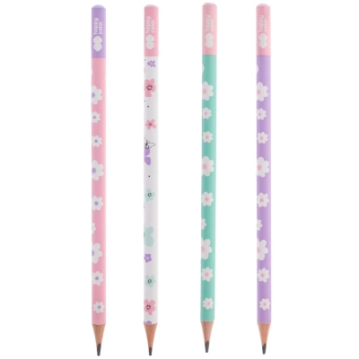 Ołówek trójkątny 2B Pearl Flower Happy-color