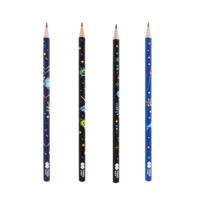 Ołówek trójkątny 2B Pixi Planet Happy-color