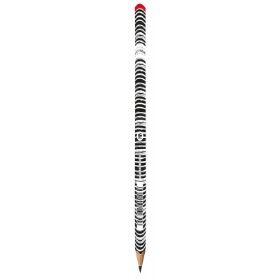 Ołówek grafitowy trójkątny HB black&white St.Majewski