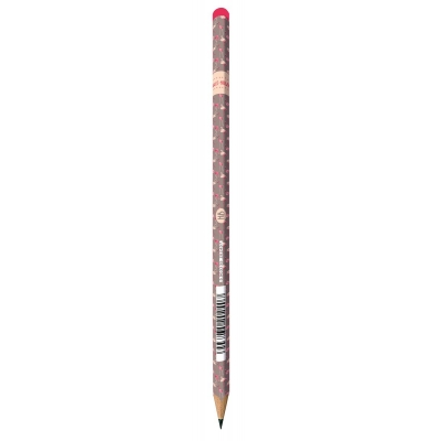 Ołówek grafitowy trójkątny HB flamingo St.Majewski