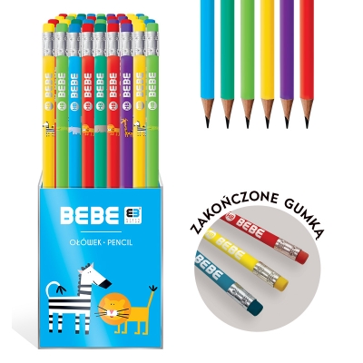ołówek z gumka BB kids Interdruk