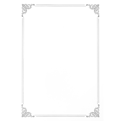 Papier do dyplomów A4 190G Silver 20 sztuk