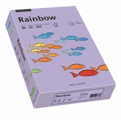 Papier ksero A4 a'250 Rainbow gruby A4 160g fioletowy 60