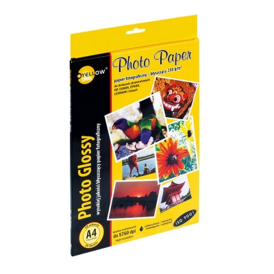 Papier photo gloss yellow one A4 230g 20 sztuk