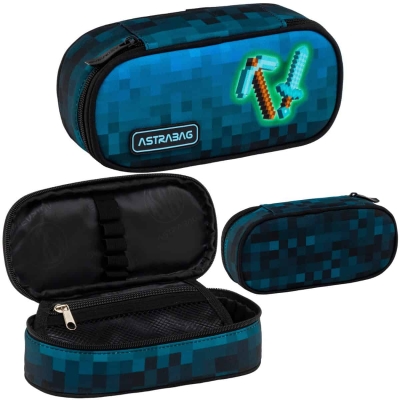 Piórnik AstrABag Blue Pixel Ac6 dla gracza