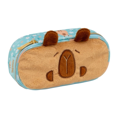 Piórnik Astrabag z kapibarą Fluffy Capy AC6