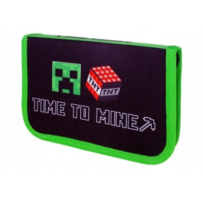 Piórnik Minecraft bez wyposażenia Time to Mine