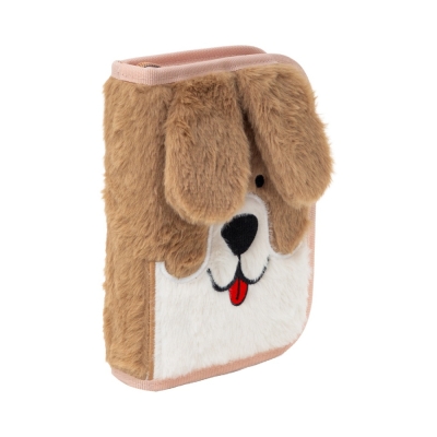 Piórnik pojedynczy dwuklapkowy bez wyposażenia Astrabag Fluffy Puppy AC1