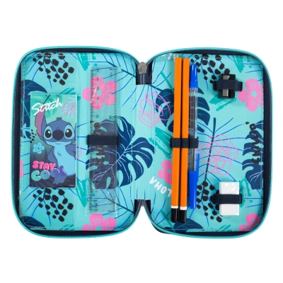 Piórnik potrójny z wyposażeniem Stitch Stay Cool