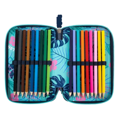 Piórnik potrójny z wyposażeniem Stitch Stay Cool