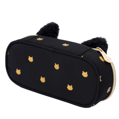 Piórnik saszetka usztywniona Astrabag Fluffy Kitty Black Ac6