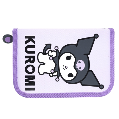 Piórnik dwuklapkowy Kuromi Violet