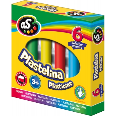 Plastelina dla dzieci Astra AS 6 kolorów