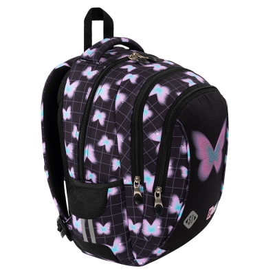 Plecak 3 komorowy St.right BP26 Pastel Butterfly 1-3 klasa