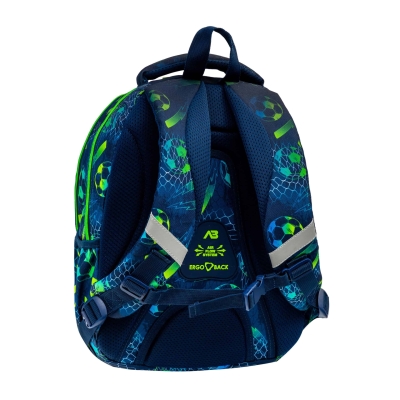 Plecak AstrABag Football AB330 granatowo zielony