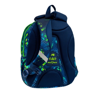Plecak AstrABag Football AB330 granatowo zielony