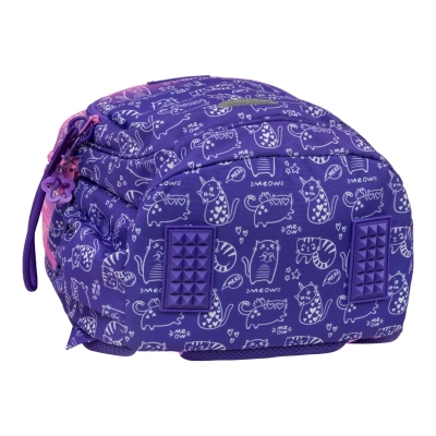 Plecak AstrABag Kitty AB330 fioletowo rózowy