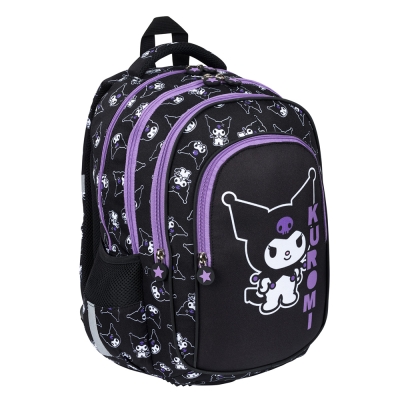 Plecak Kuromi Black 4 komorowy BPL-58 licencja