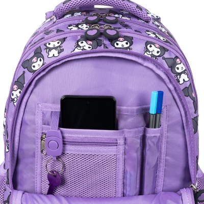 Plecak Kuromi Violet 4 komorowy BPL-58 licencja