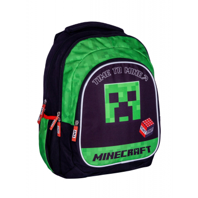 Plecak Minecraft usztywniany 4-8 klasa AB300 Time to mine Astra