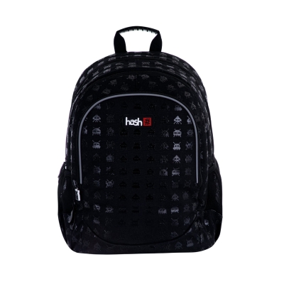 Plecak czarny black gamer hash AB350