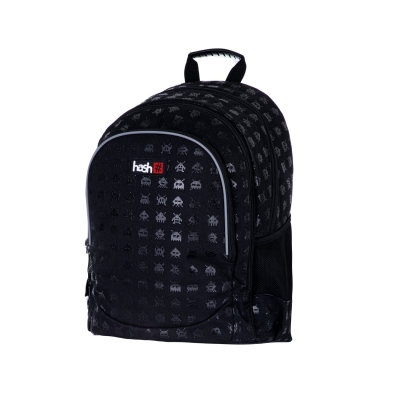 Plecak czarny black gamer hash AB350