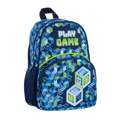 Mały plecak dziecięcy wycieczkowy play game granatowy AK330