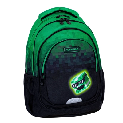 Plecak zielony pixel hero AB330 Astrabag