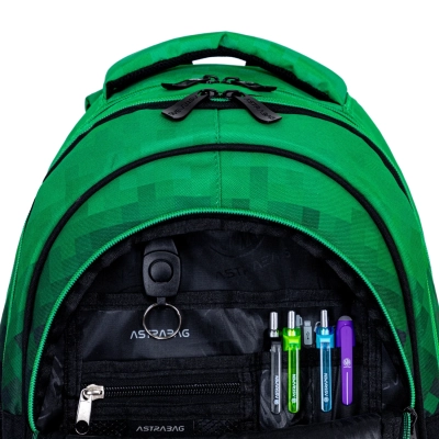 Plecak zielony pixel hero AB330 Astrabag