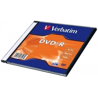Płyta DVD Verbatim 16x 4,7GB slim