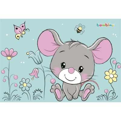 Podkład szkolny na biurko dwustronny 55x38cm Mouse