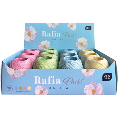 Rafia Na Szpulce 20M Satin Gold Interdruk