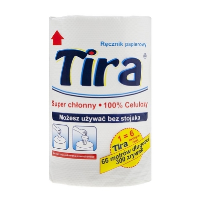 Ręcznik Maxi 14,5x22cm 2-warstwowy Tira 300 listków celuloza