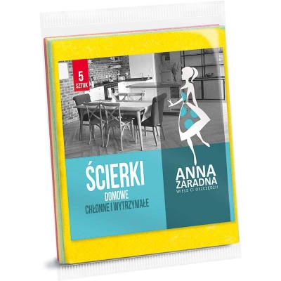 Ścierka domowa uniwersalna lux 5 sztuk Anna Zaradna