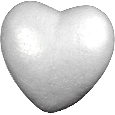 Styropian Serce 15cm 6 sztuk