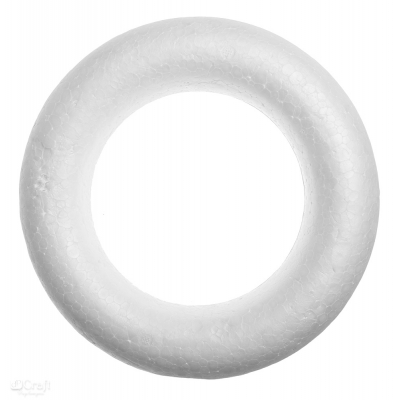 Styropian ring wianek okrągły 12,5 cm 6 sztuk