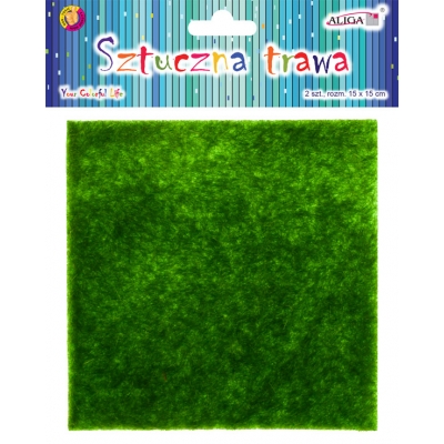 Sztuczna trawa 15cm x 15cm 2 sztuki